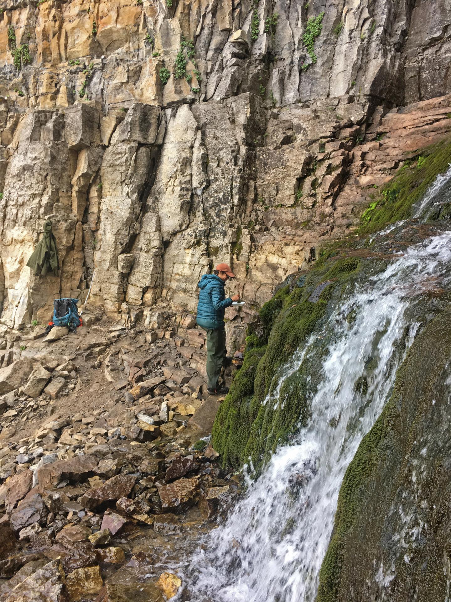 Icy Seep in the Tetons