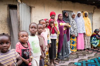 4 Generations of Women and Girls from a Single Family in Gambia
