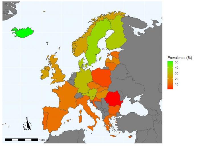 The epidemiology of muscle-strengthening exercise in Europe: A 28-country comparison