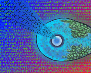 Illustration Stowaways in the Genome