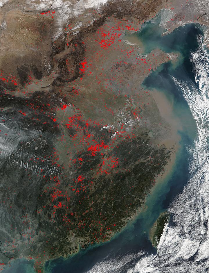 fires-in-eastern-china-eurekalert