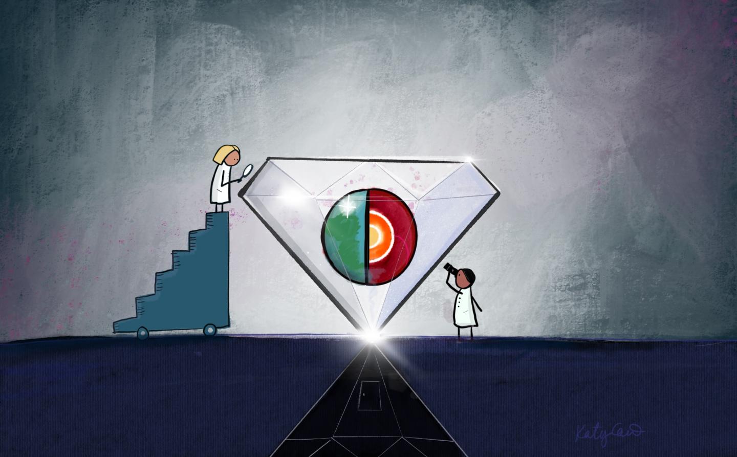 Diamonds let scientists peek into Earth's depths