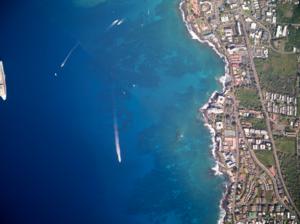 Aerial image of Kailua-Kona, Hawai'i