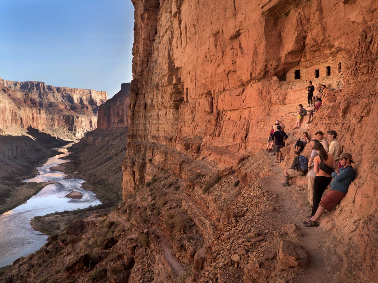 Students in the Grand Canyon