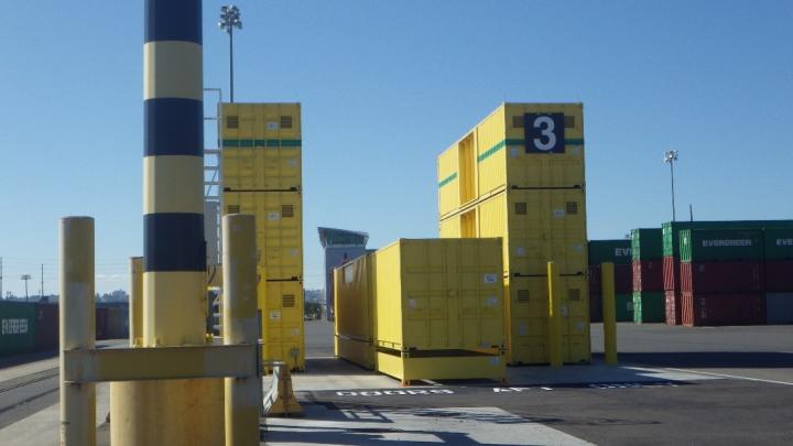 Straddle Carrier Portal Installed at Port of Tacoma
