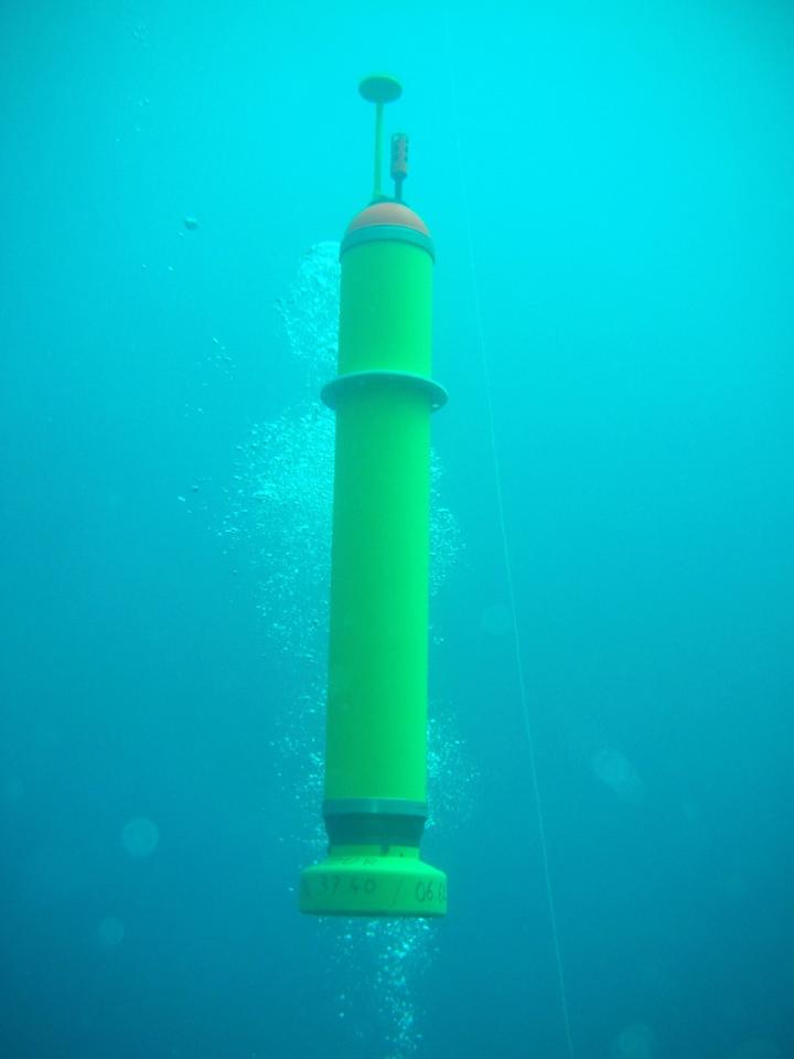MERMAID Rises to the Ocean Surface after Recording An Earthquake Wave