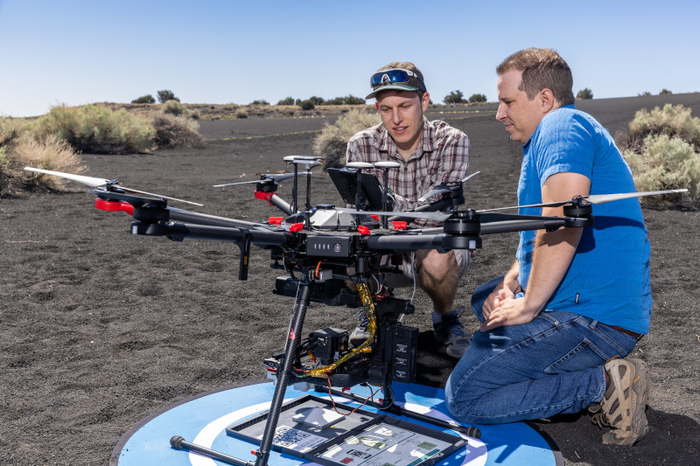 NAU scientists conducting research in the field