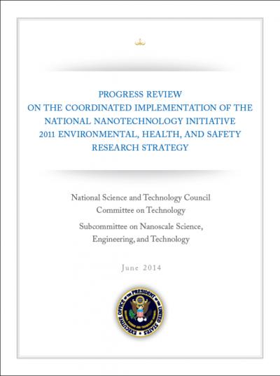 NNI EHS Progress Review Publication Cover