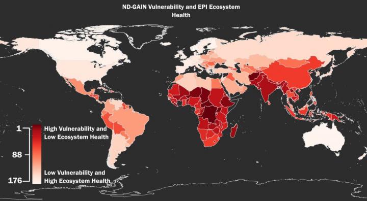 New analysis reveals global distribution of toxic pollution and climate change