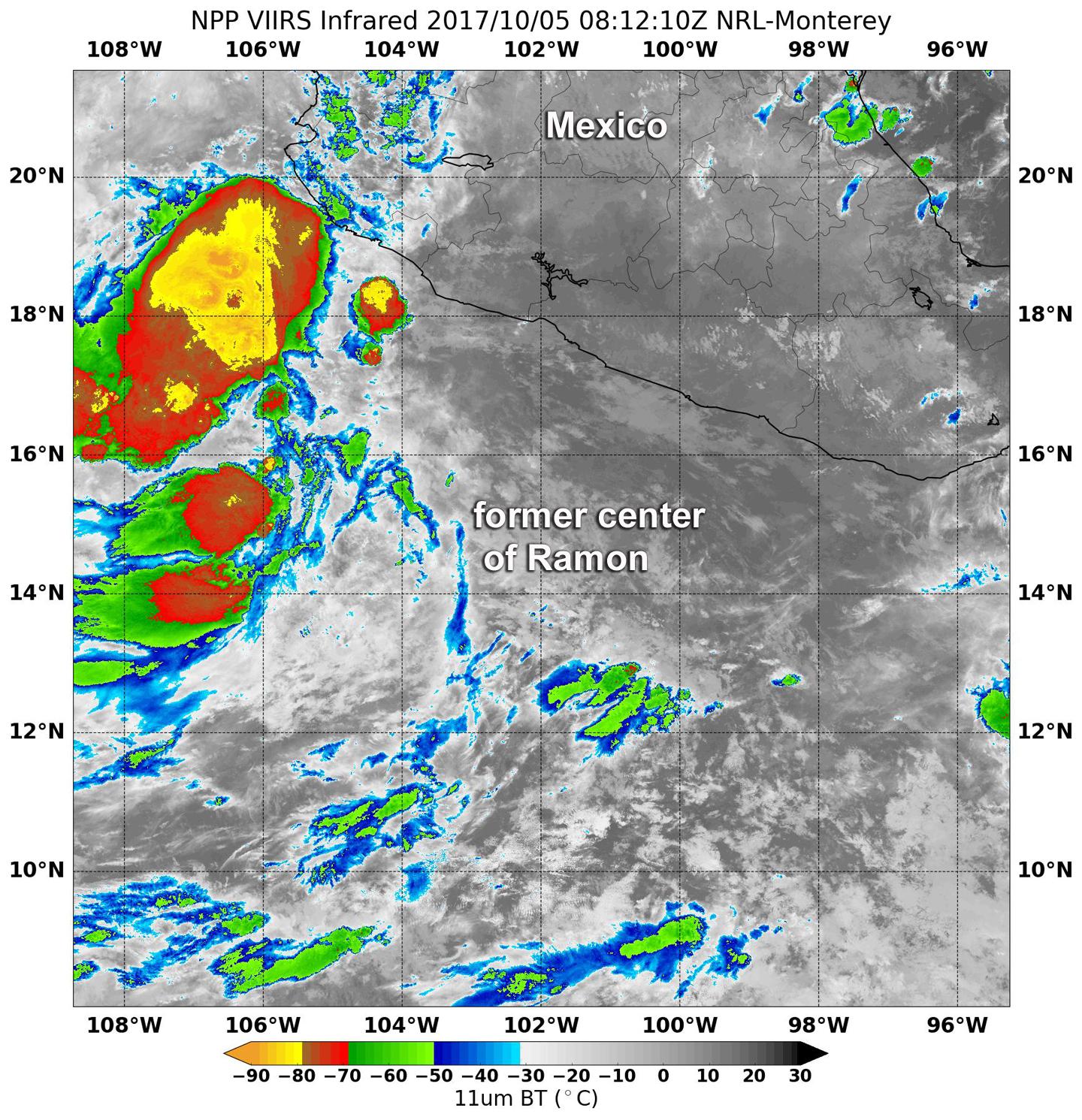 Suomi NPP image of Ramon