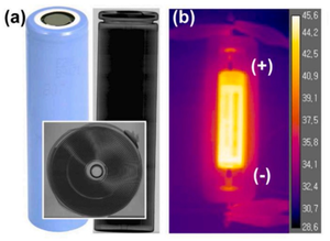 [Figure2]X-ray and thermal Imaging of the 18650 cell used in this study