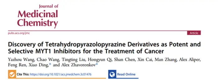 Discovery of Tetrahydropyrazolopyrazine Derivatives as Potent and Selective MYT1 Inhibitors for the Treatment of Cancer