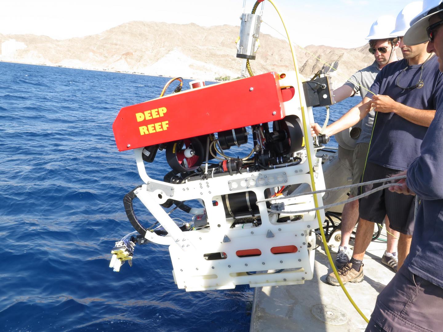 ROV Equipped With Soft Gripper