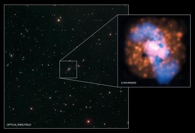 X-Ray/Radio Image of 4C +00.58