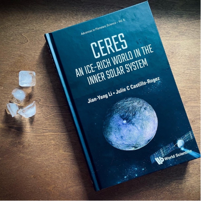Photo of a copy of "Ceres: An Ice-Rich World in the Inner Solar System"