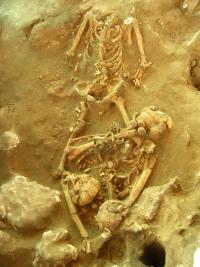 Anciant Skeleton at the Teouma Site on Efate