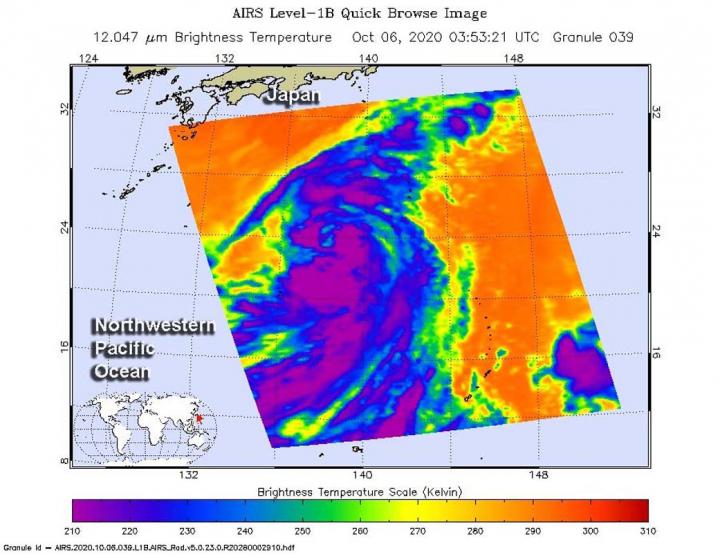 AIRS image of Chan-hom