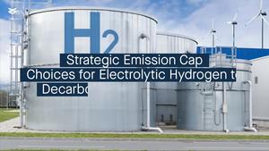 Strategic Emission Cap Choices for Electrolytic Hydrogen to Decarbonize Ammonia Industry