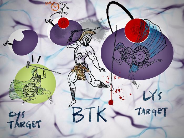 Covalent Inhibition of an Ibrutinib-Resistant BTK Mutant