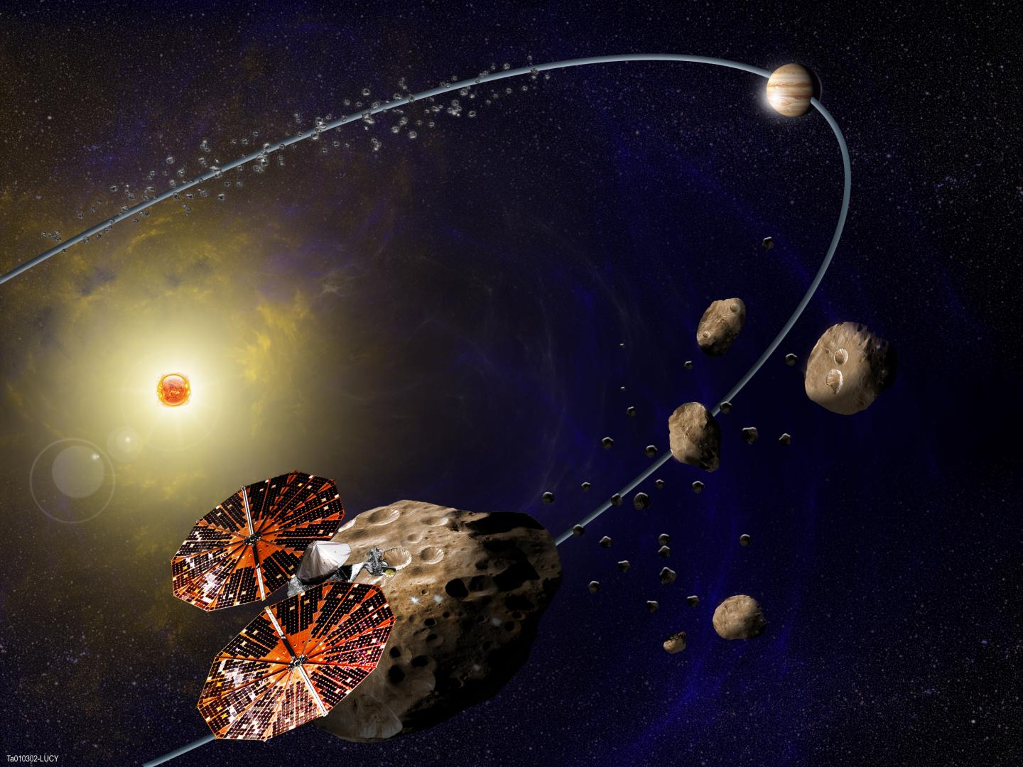 Artist Concept of Lucy Mission