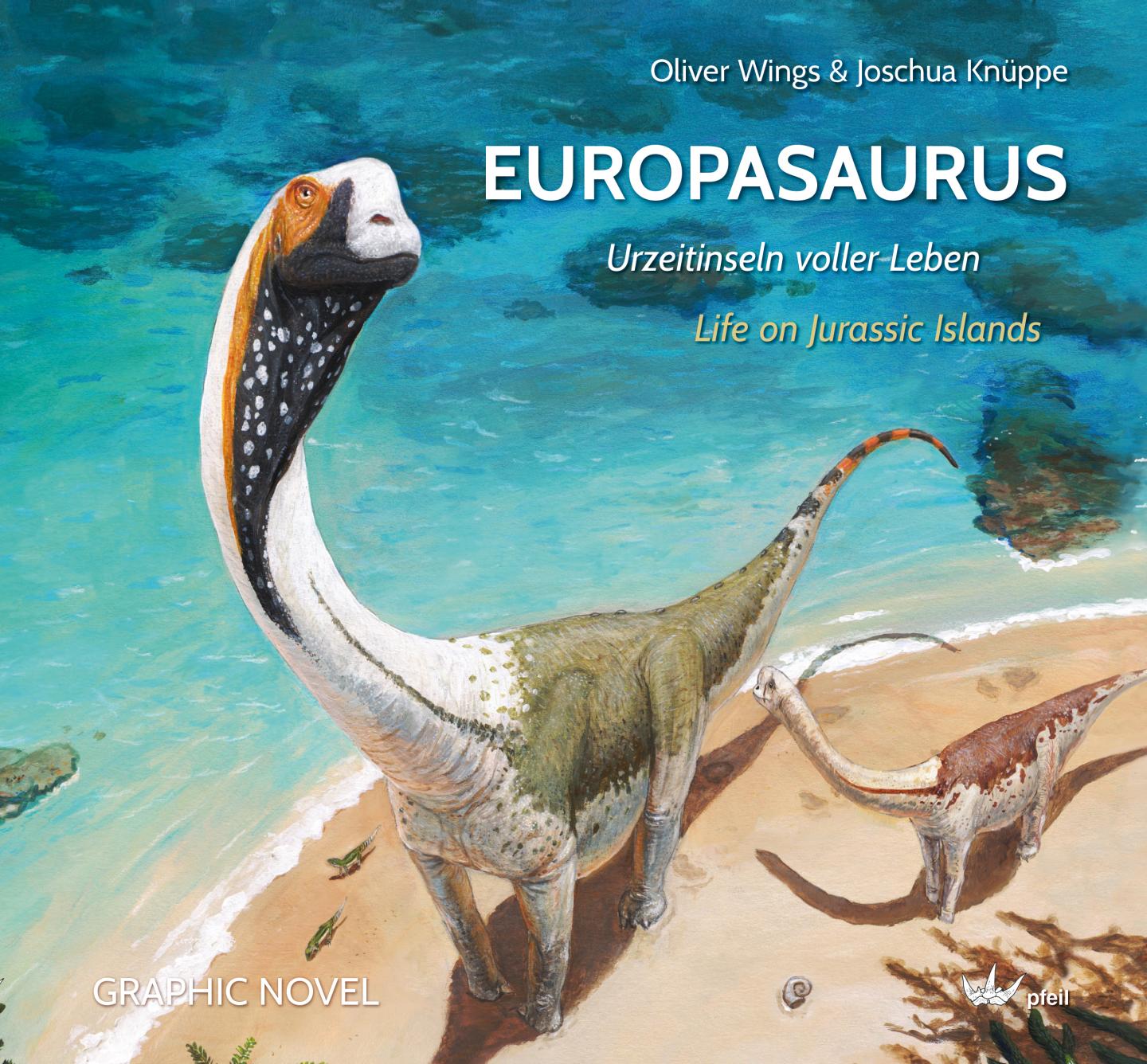 Book Cover of the New Europasaurus Graphic Novel
