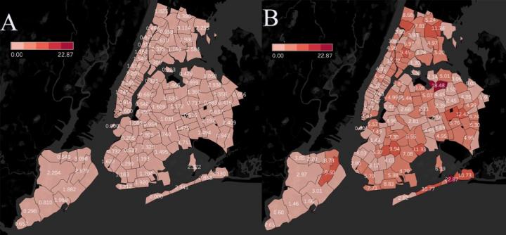 Where COVID-19 hit hardest, sudden deaths outside the hospital increased