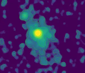 X-ray Contours of NGC 4945