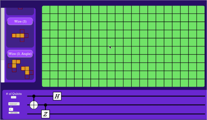 Quantum tangram screenshot