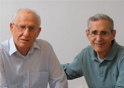 Professors Aharon Razin and Chaim Cedar, Hebrew University of Jerusalem