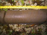 Permafrost Core Sample from Hess Creek, Alaska