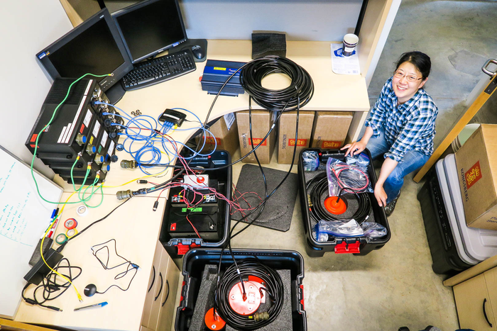 Dr. Mei Sato and equipment