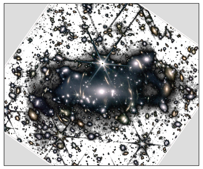 Intracluster light of the cluster SMACS-J0723.3-7327 obtained with the NIRCAM camera on board of JWST