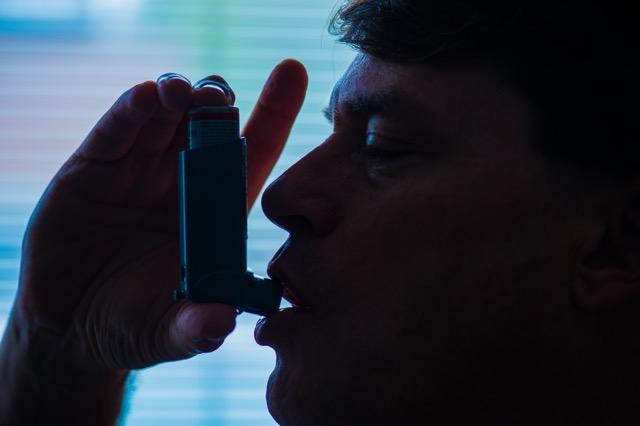 Patient with Inhaler