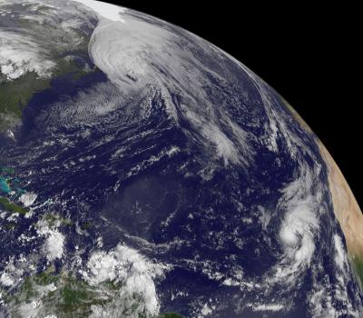 GOES-13 Sees Massive Hurricane Igor