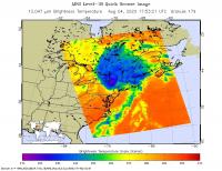 NASA's Aqua satellite analyzed Tropical Storm Isaias' Temperatures