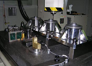The NIST M48 Coordinate Measuring Machine, with Webb Telescope Components