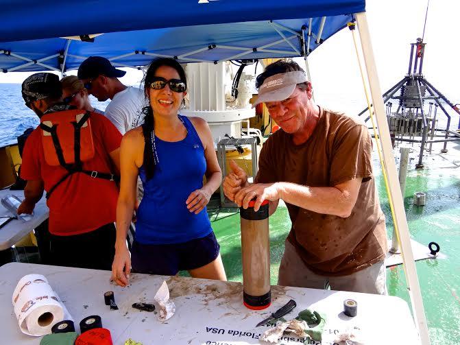 Deep-Sea Sediment Core Sample