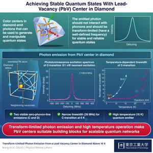Achieving Stable Quantum States With Lead- Vacancy (PbV) Center in Diamond
