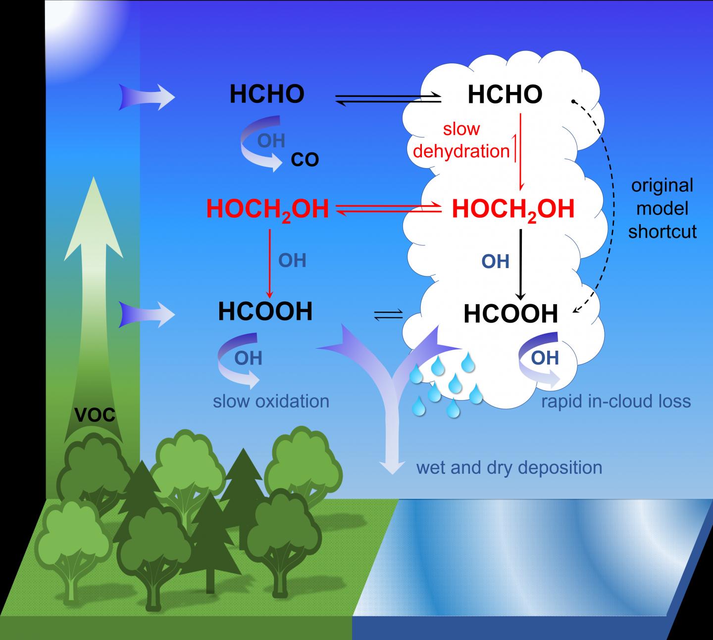 Schematic of major emission sectors and primary emissions