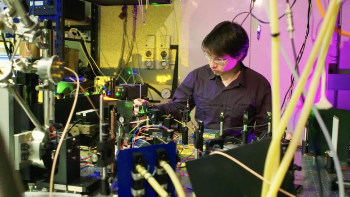 Miloš Ranči With his Experiment