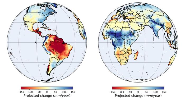 Projected precipitation changes