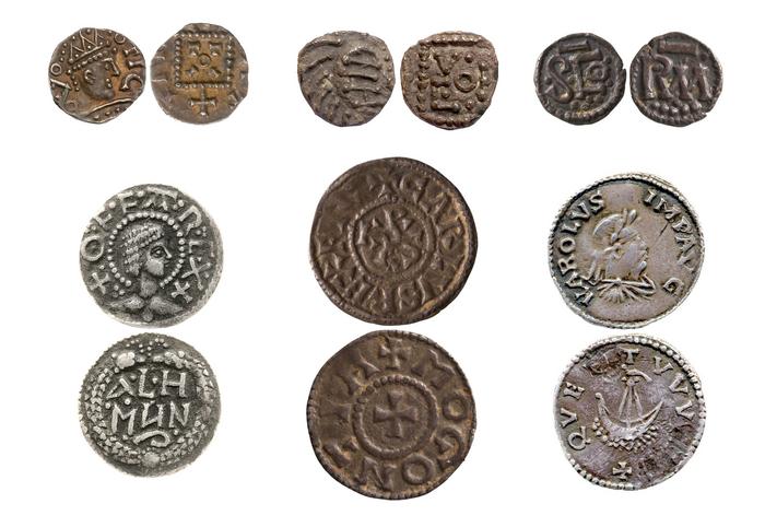 A selection of the Fitzwilliam Museum coins studied