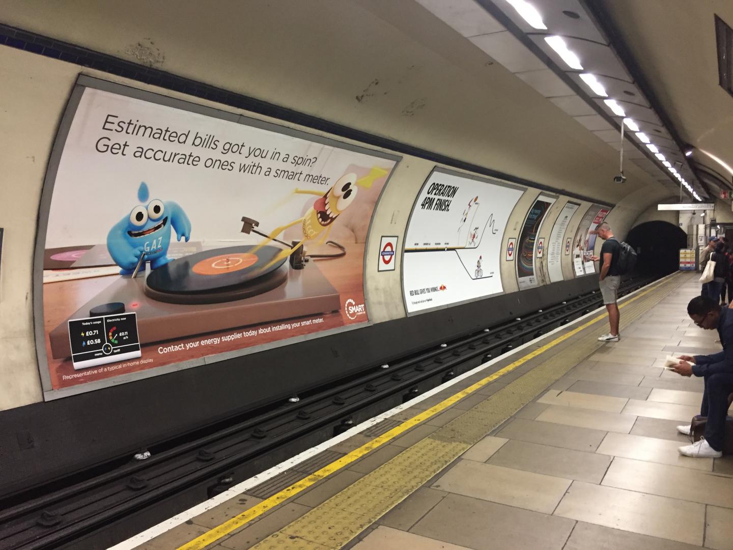 Smart Meter Rollout Campaign in London Underground