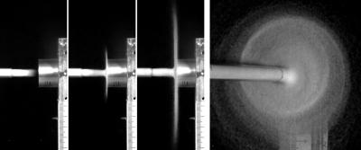 Liquid Behavior in Solid Particles