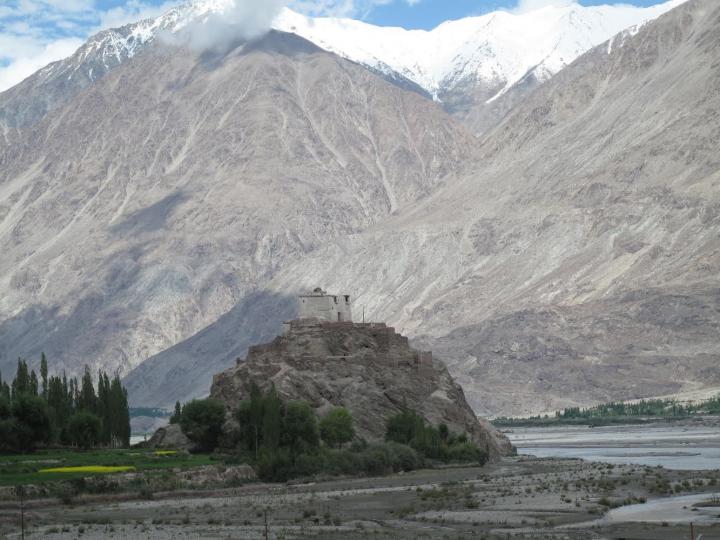 Temple in the Nubra Valley of Ladakh, India