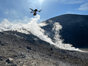 Using drones to monitor volcanoes: Researchers analyze volcanic ... - EurekAlert