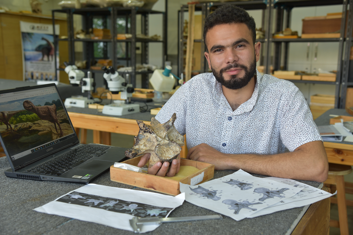 Study leader Belal Salem of Ohio University and the Mansoura University Vertebrate Paleontology Center