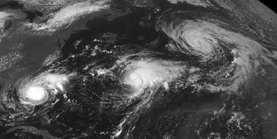 Hurricanes Ophelia, Nate, and Maria