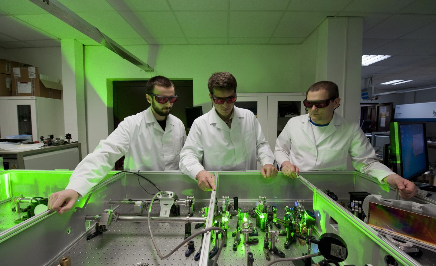 Laser with Power of 10 TW per Pulse