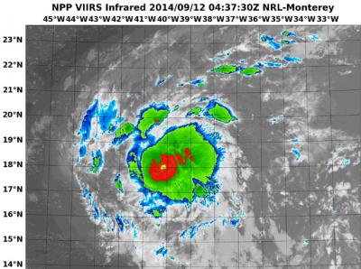 Suomi NPP Image of Edouard